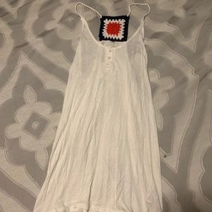 True Craft Tank w/ buttons crochet racer back